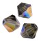 Preciosa Crystal Bicone Bead 3mm Black Diamond AB (Package of 50)